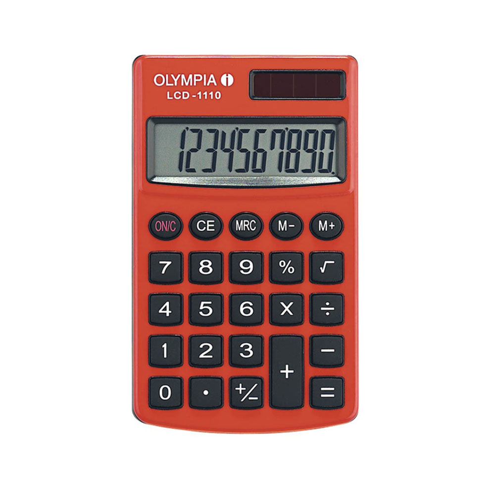 Kalkulator Olympia Olympia LCD 1110 Red