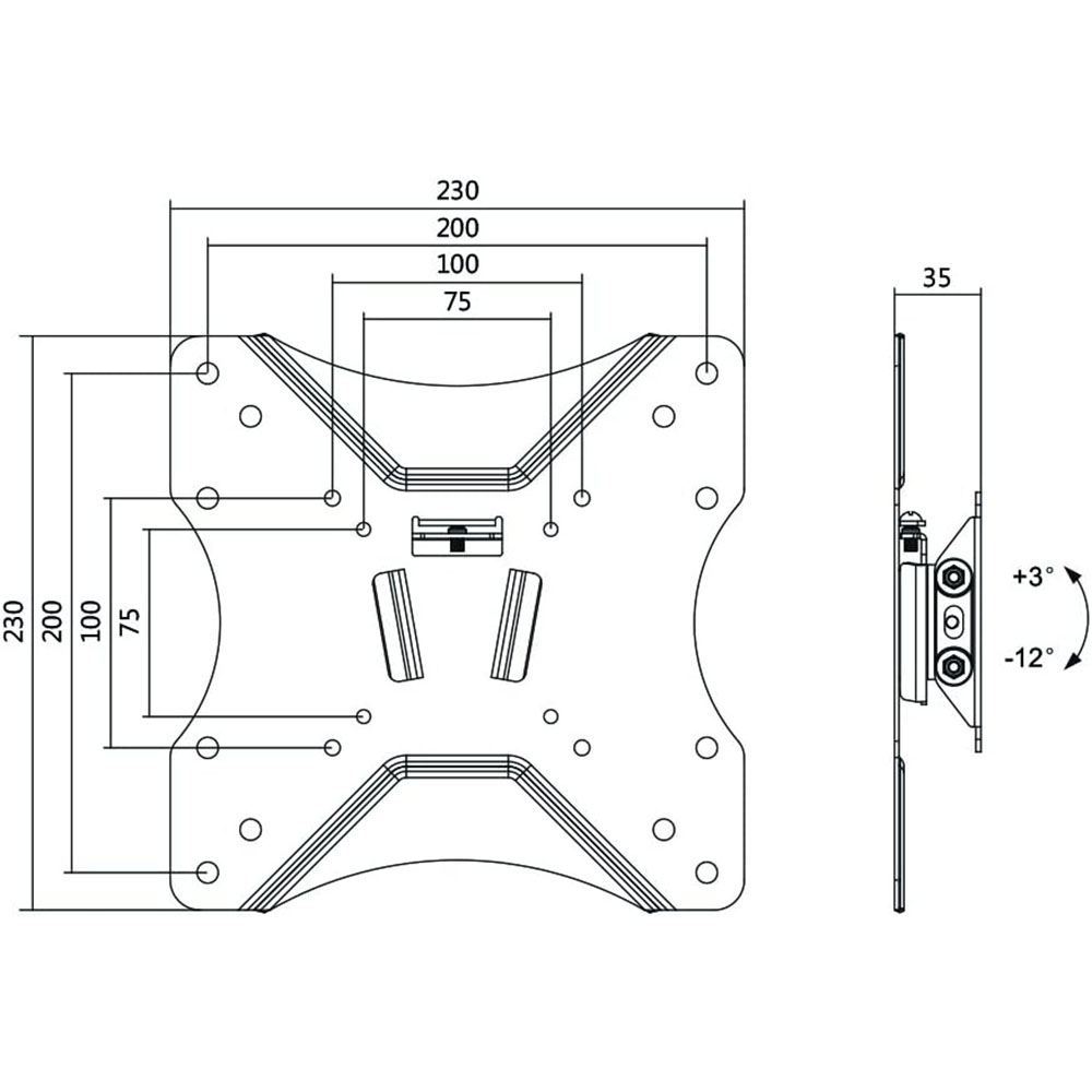 TV nosač LogiLink LogiLink TV wall mount, 23 42, tilt, 25 kg max., BP0005 