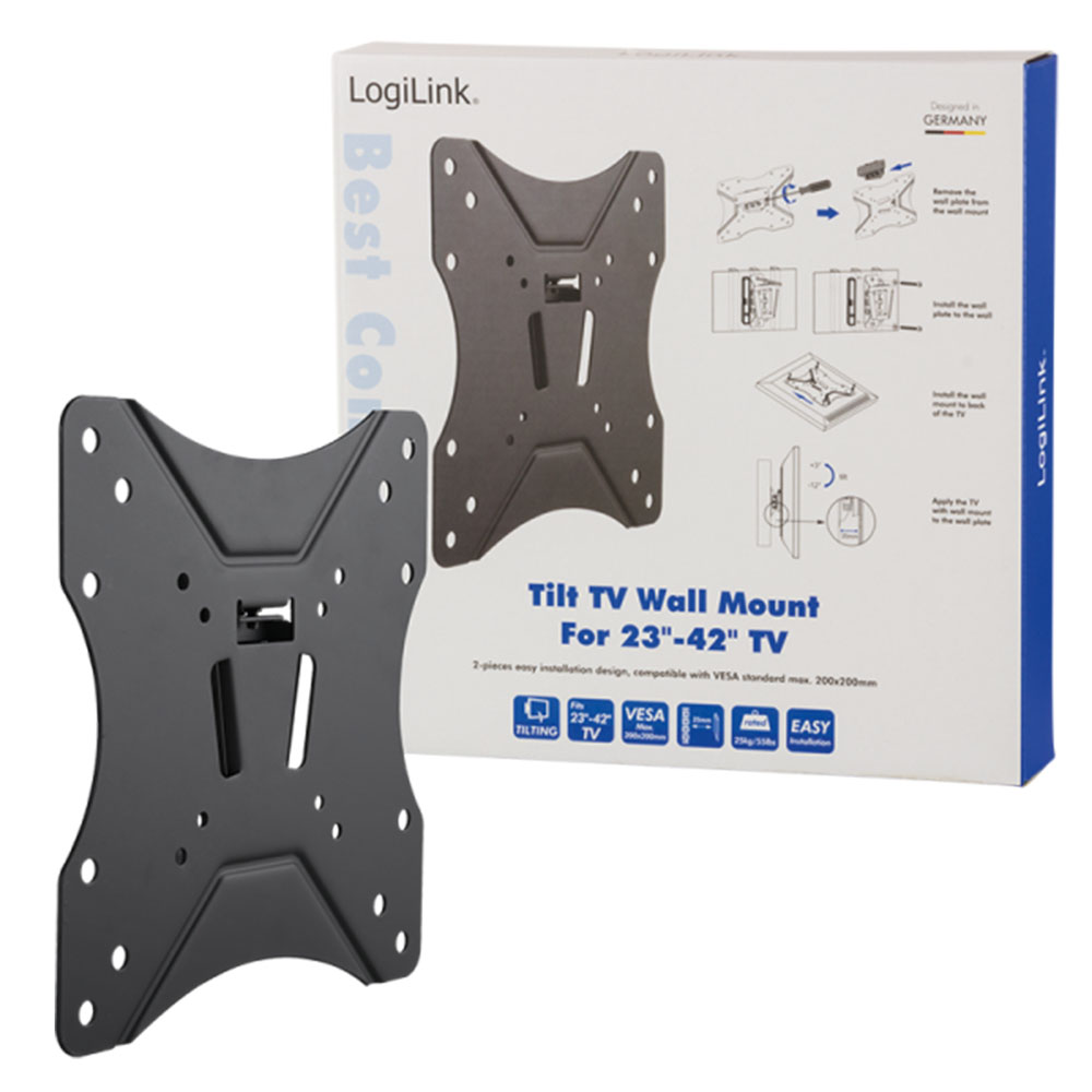 TV nosač LogiLink LogiLink TV wall mount, 23 42, tilt, 25 kg max., BP0005 