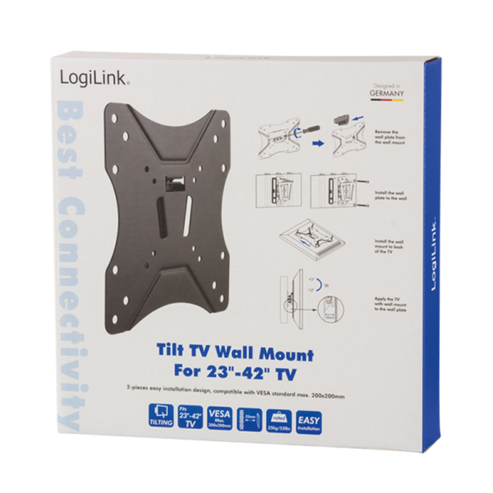 TV nosač LogiLink LogiLink TV wall mount, 23 42, tilt, 25 kg max., BP0005 