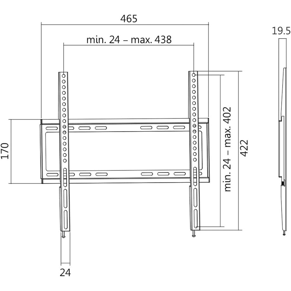 TV nosač LogiLink LogiLink BP0009