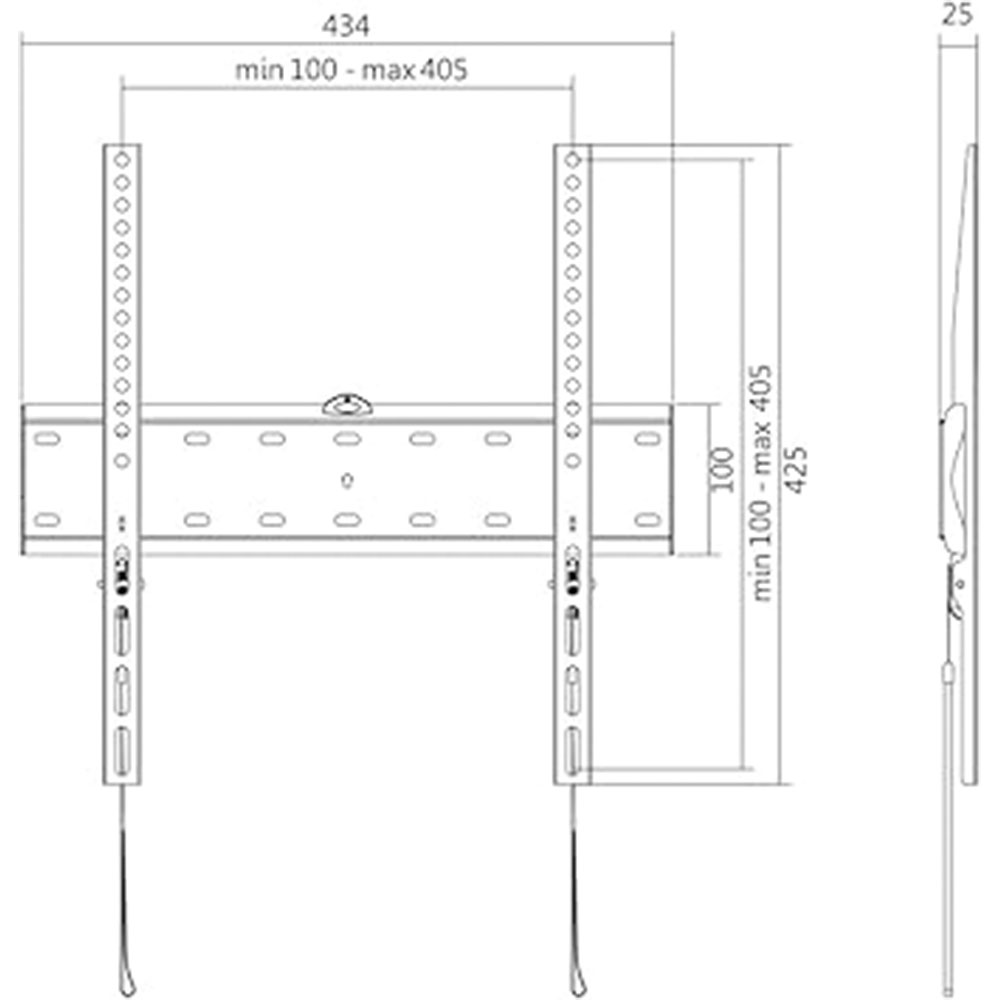TV nosač LogiLink LogiLink TV wall mount, 32 55, fixed, 40 kg max., BP0013