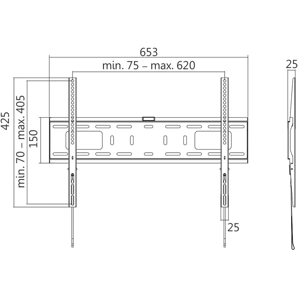 TV nosač LogiLink LogiLink TV wall mount, 37 70, tilt, 50 kg max., BP0017