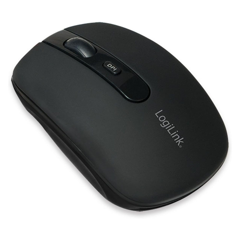 Miš LogiLink LogiLink Optical BT 3.0 mouse, 1000 1600 dpi, black, ID0078A