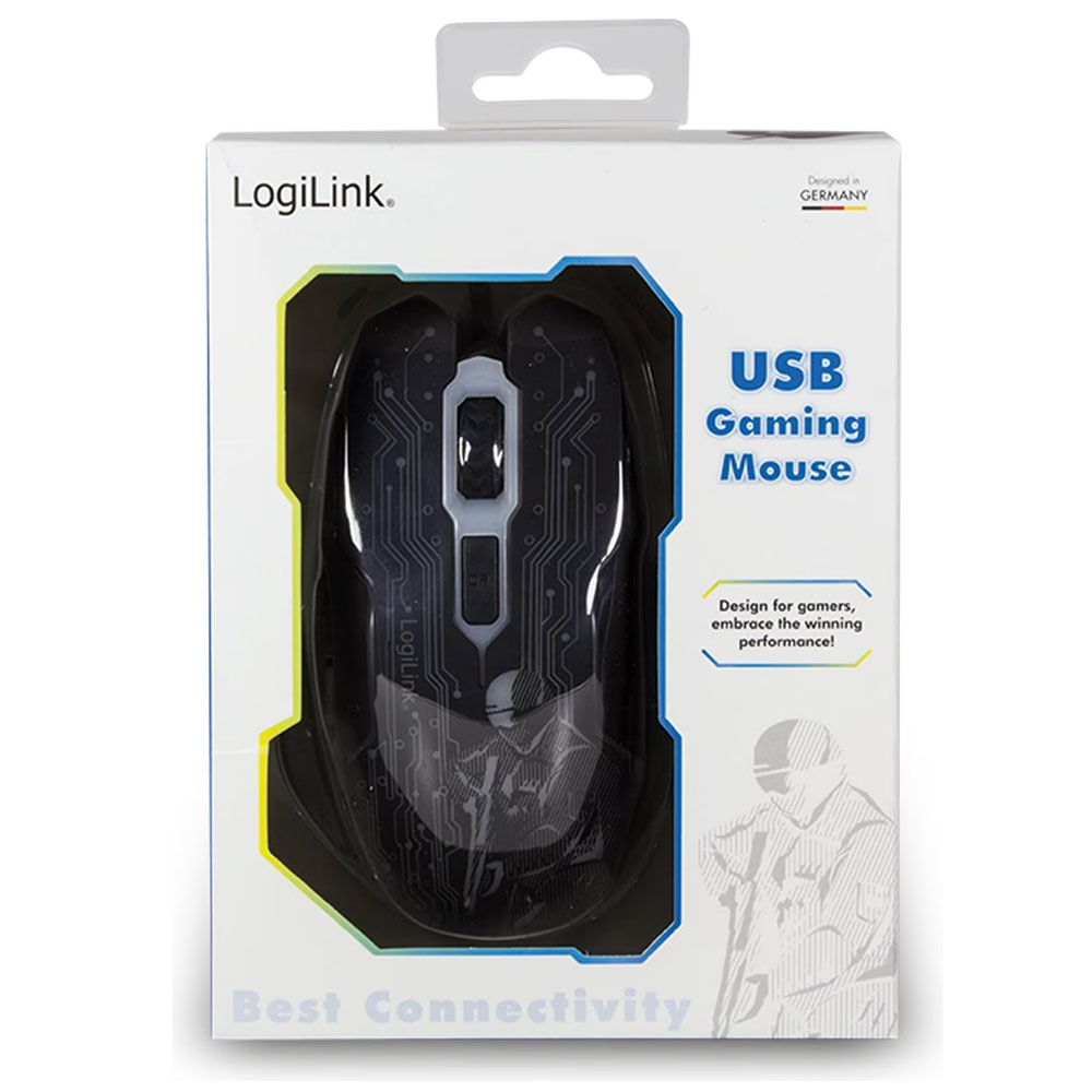 Miš LogiLink LogiLink USB gaming mouse, 2400 dpi, black, ID0137
