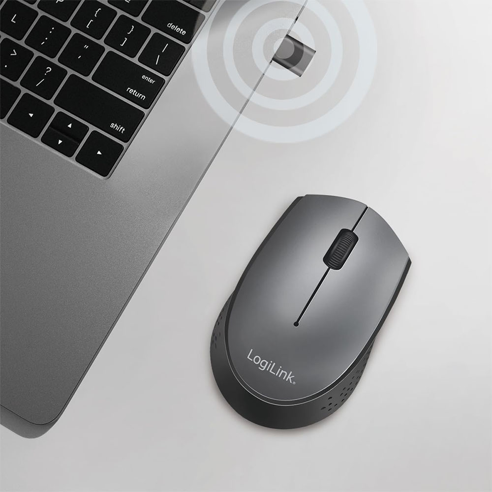 Miš LogiLink LogiLink Wireless optical USB C mouse, 2.4 GHz, ID0160