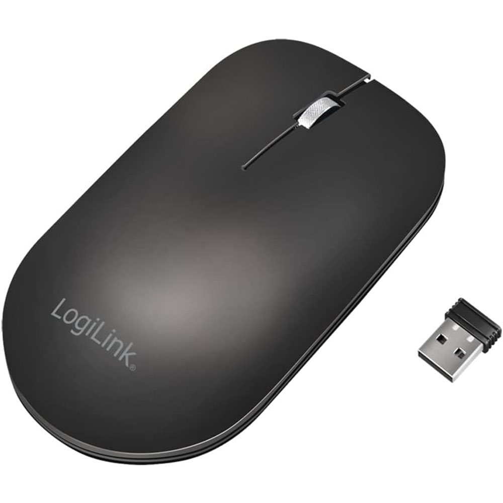 Miš LogiLink LogiLink Wireless mouse, 2.4 GHz, USB A dongle, black, ID0210