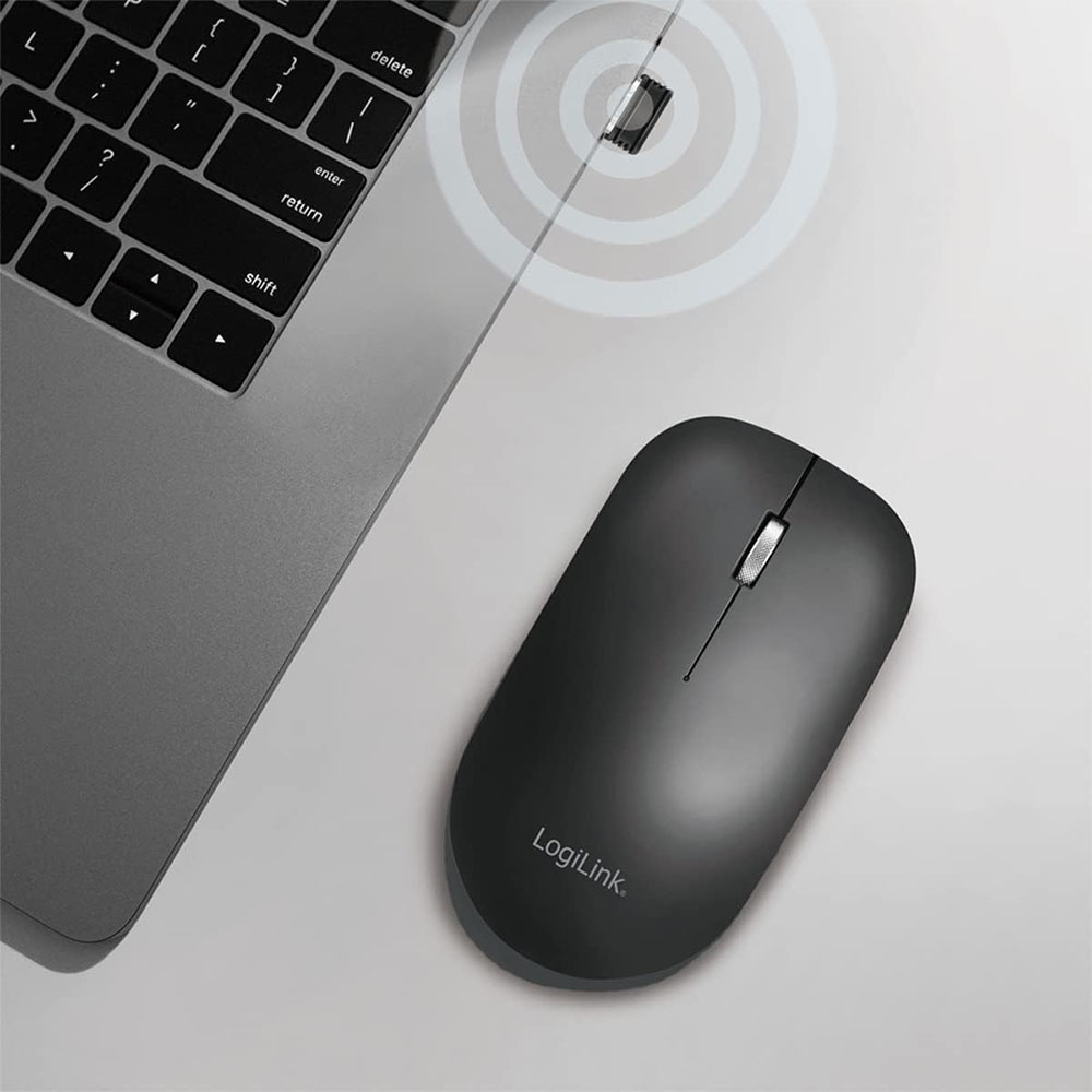 Miš LogiLink LogiLink Wireless mouse, 2.4 GHz, USB A dongle, black, ID0210