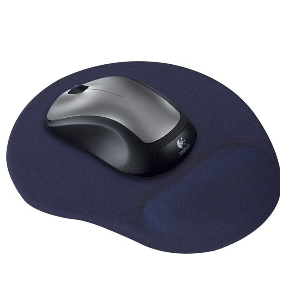 Podloga za miš LogiLink LogiLink Mousepad with gel wrist rest support, blue, ID0027B