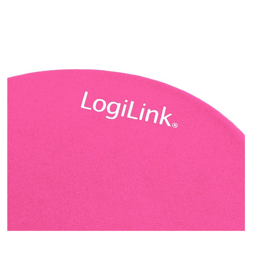 Podloga za miš LogiLink LogiLink Mousepad with silicone gel hand rest, pink, ID0027P