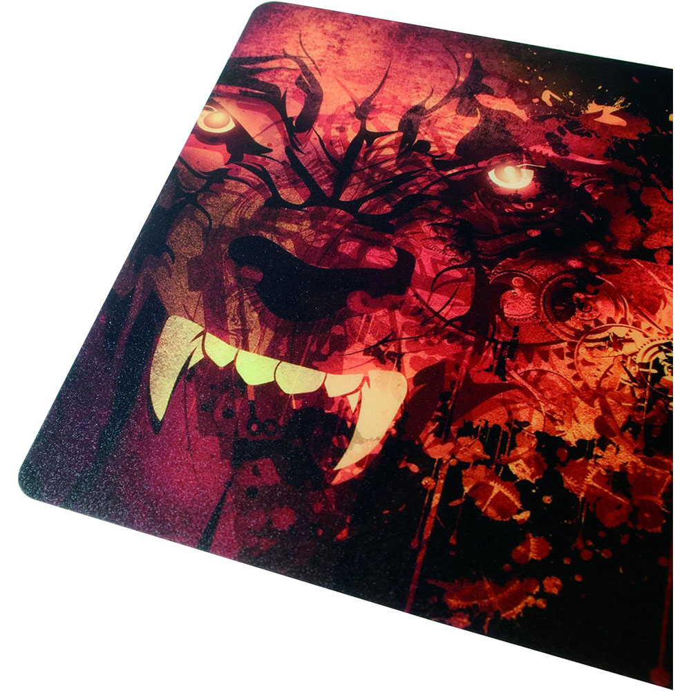 Podloga za miš LogiLink LogiLink Ultra thin glimmer gaming mousepad, wolf design, ID0141