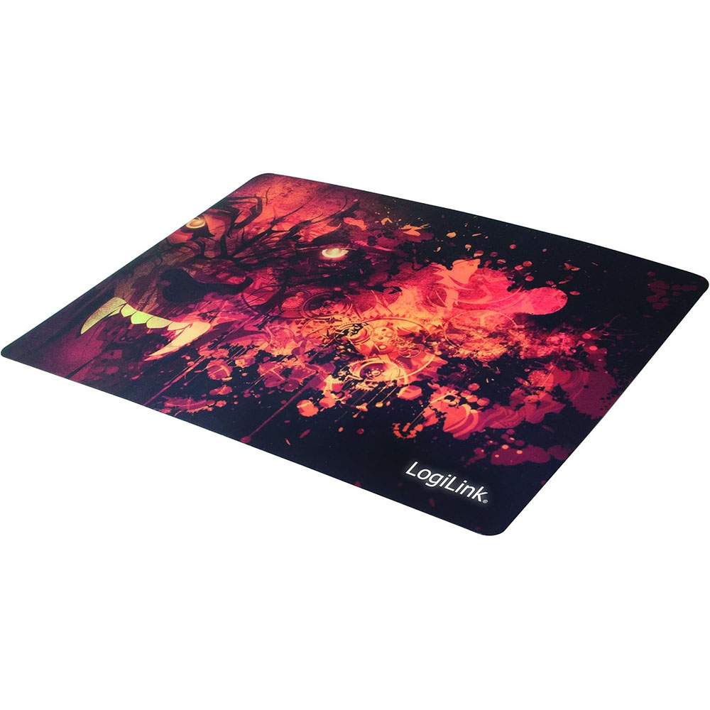 Podloga za miš LogiLink LogiLink Ultra thin glimmer gaming mousepad, wolf design, ID0141
