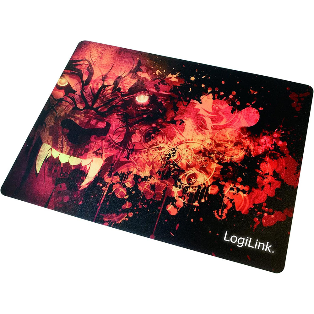 Podloga za miš LogiLink LogiLink Ultra thin glimmer gaming mousepad, wolf design, ID0141