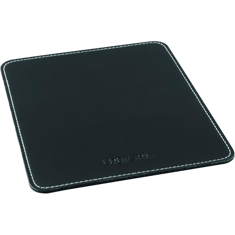 Podloga za miš LogiLink LogiLink Mousepad in leather design, black, ID0150
