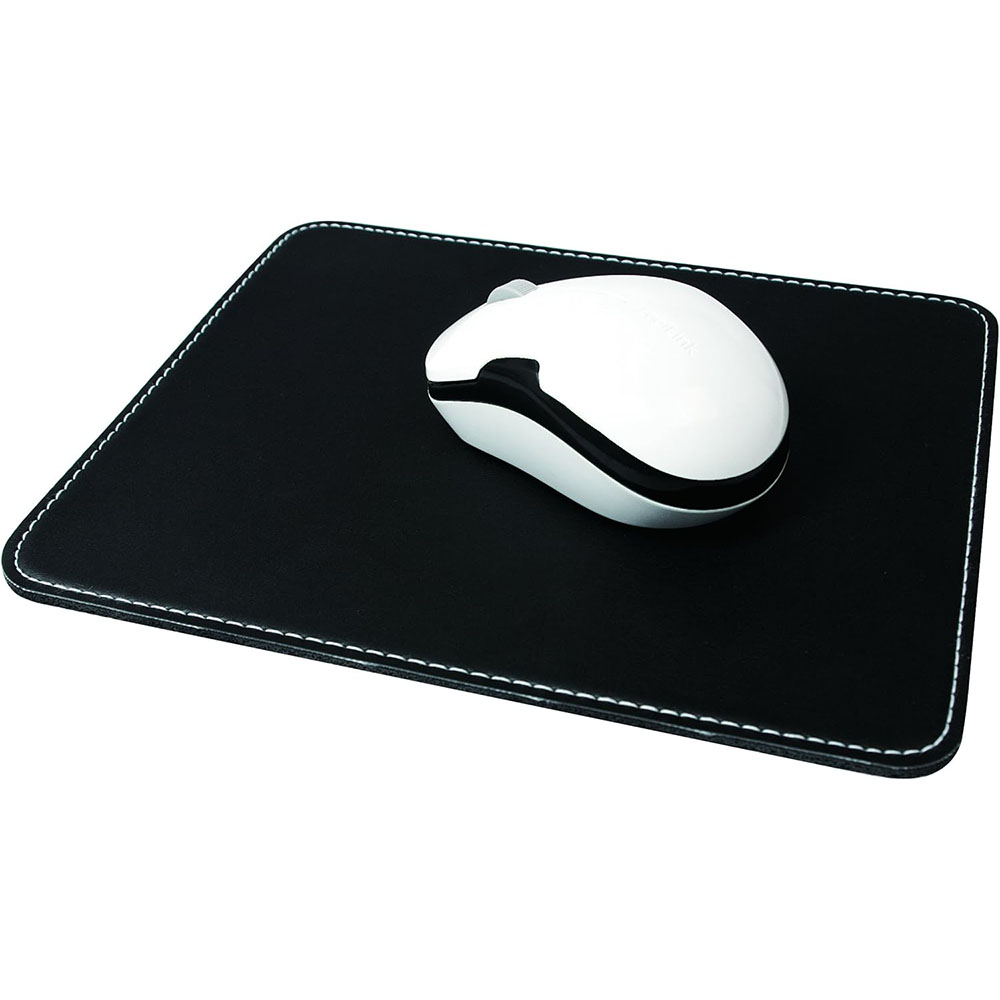 Podloga za miš LogiLink LogiLink Mousepad in leather design, black, ID0150