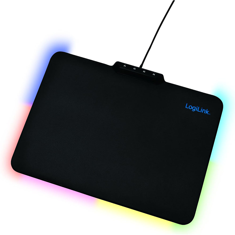 Podloga za miš LogiLink LogiLink Gaming mousepad with RGB LED, ID0155