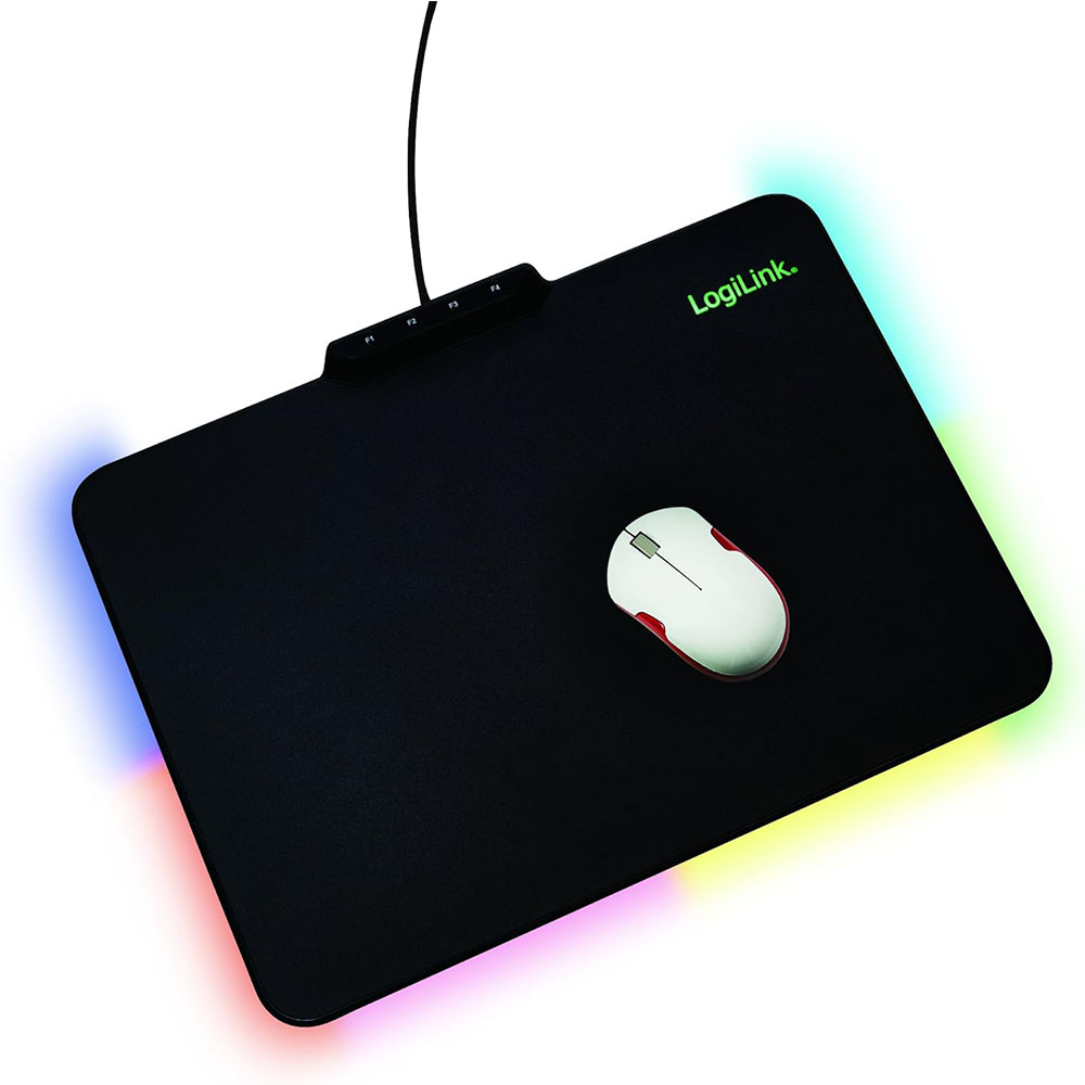 Podloga za miš LogiLink LogiLink Gaming mousepad with RGB LED, ID0155