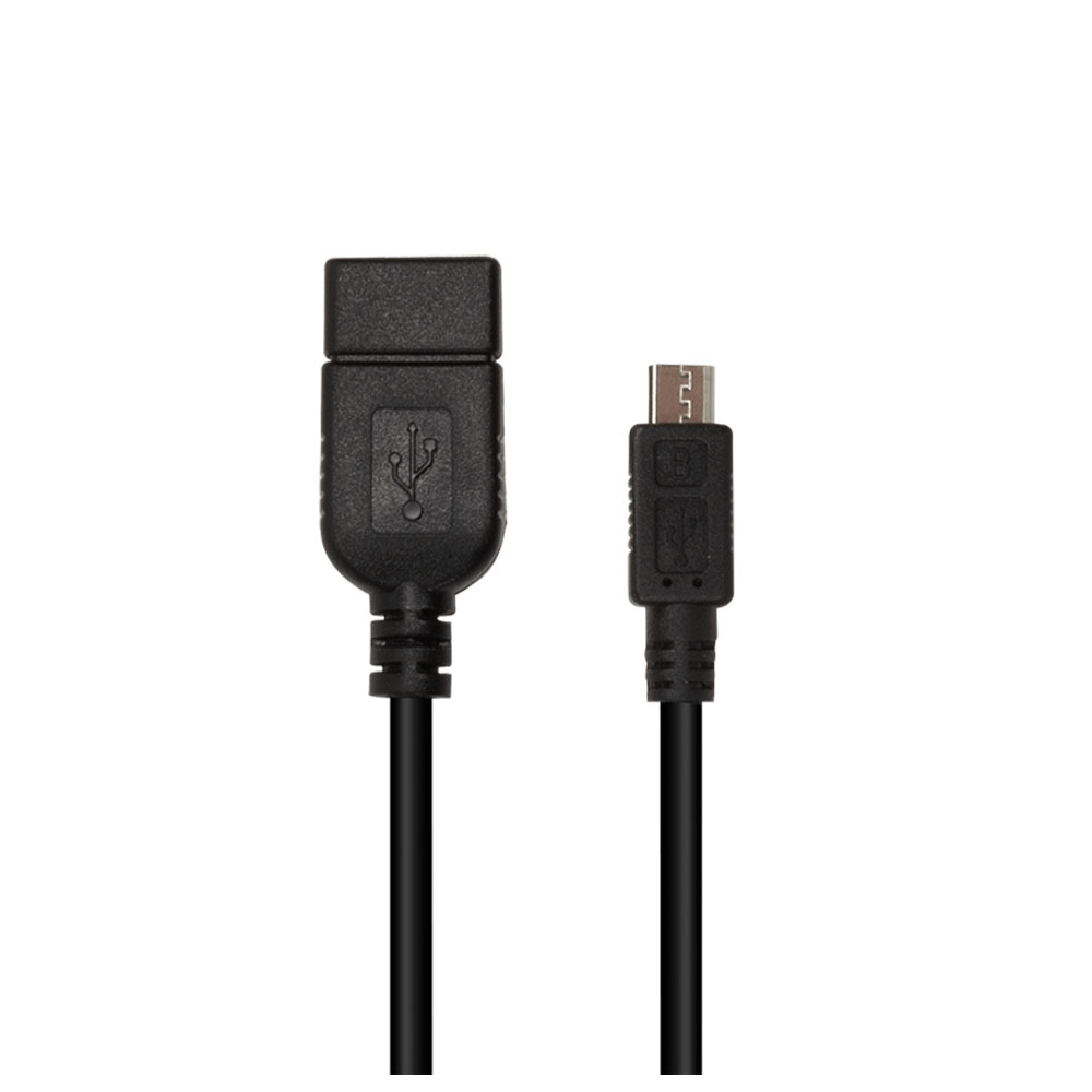 USB kabl i adapter LogiLink LogiLink USB 2.0 adapter, Micro USB M to USB-A F, OTG, black, 0.2 m, AA0035