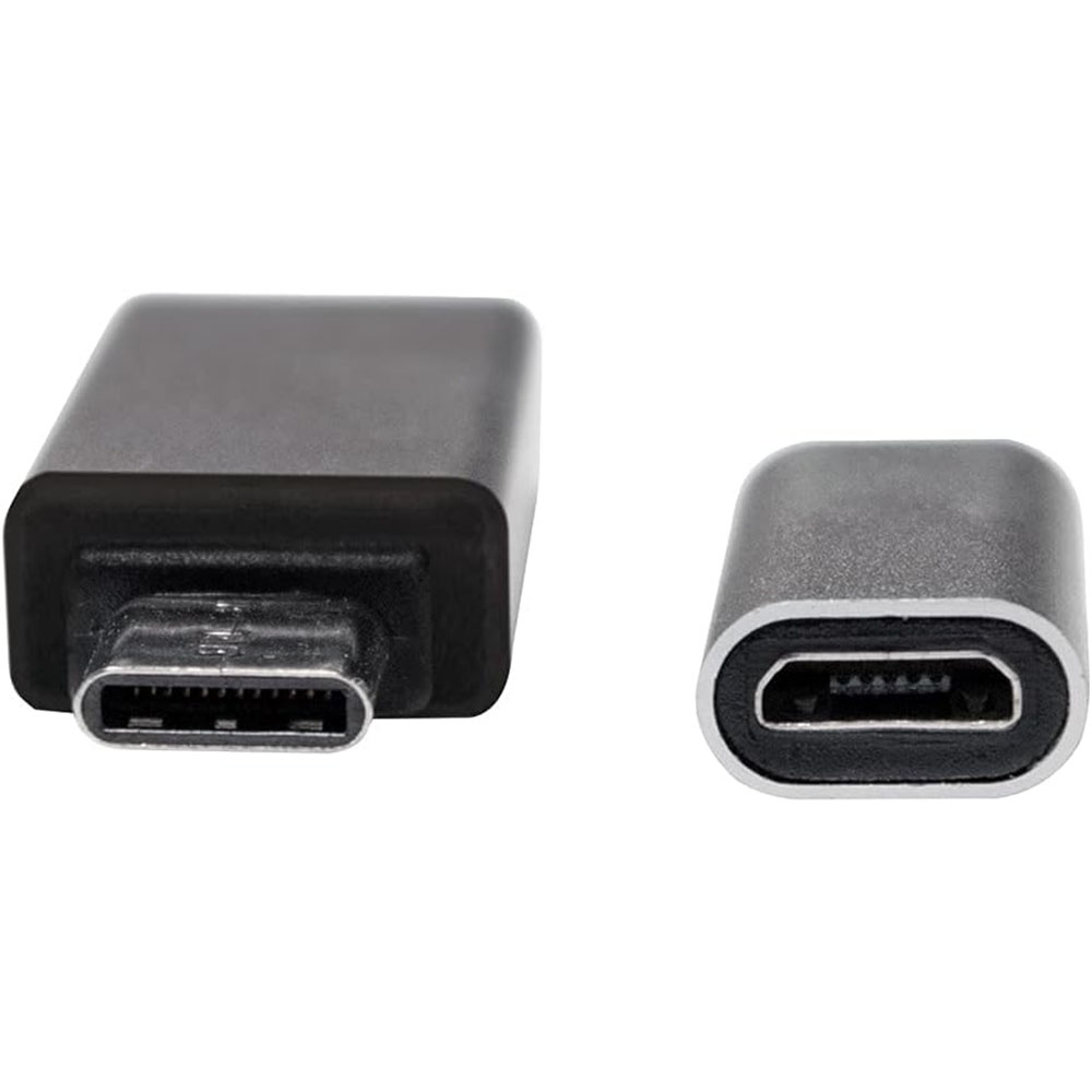 USB kabl i adapter LogiLink LogiLink USB-C adapter set, C M to USB-A F C M to Micro-USB F, silver, AU0040