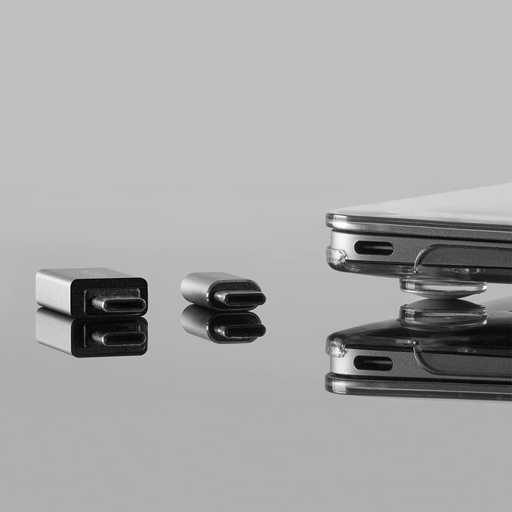USB kabl i adapter LogiLink LogiLink USB-C adapter set, C M to USB-A F C M to Micro-USB F, silver, AU0040