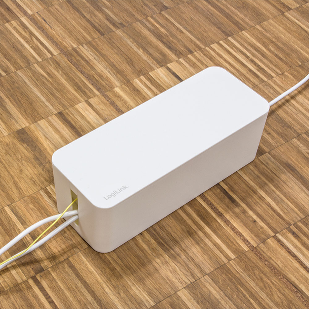 Kabelska kutija LogiLink LogiLink Cable box, 407 x 157 x 133.5 mm, white, KAB0063