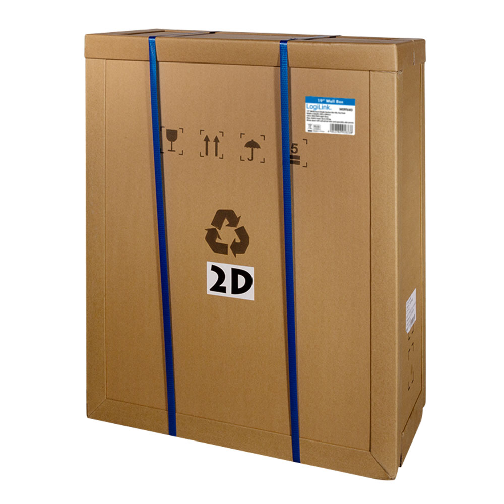 Serverski orman LogiLink LogiLink 19 wall mounted rack 9U 540 x 450 mm, disassembled, W09F64G