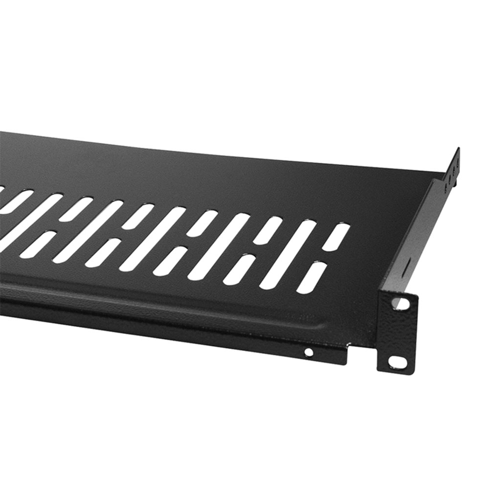 Polica za ormare servera LogiLink LogiLink 19 cantilever shelf, front screw fixing d 250 mm, black, SF1C35B