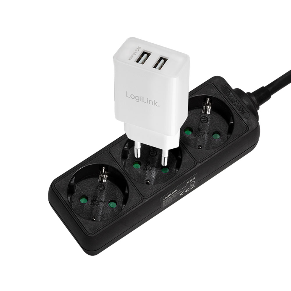 Produžec LogiLink LogiLink Socket outlet 3 way, 3x CEE 7 3, 1.5 m, LPS205B