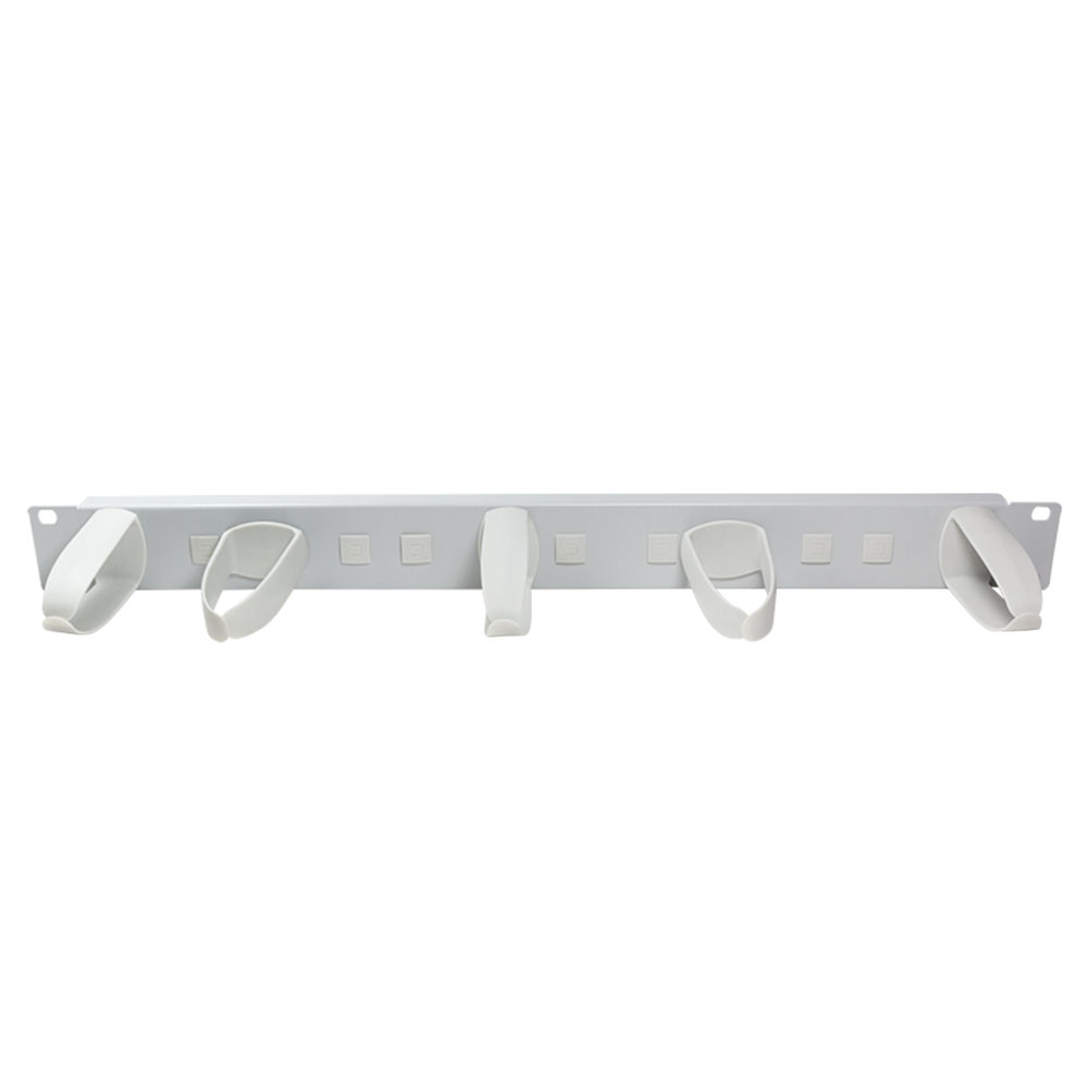 Pribor za ormare servera LogiLink LogiLink 19 cable management bar with 5 rotatable and adjustable rings, grey, OR105G
