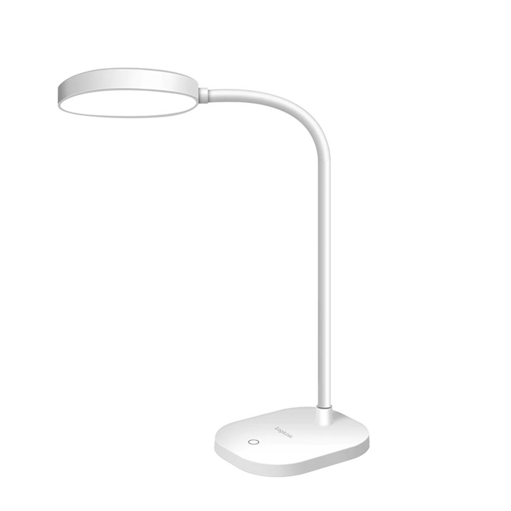 lampa LogiLink LogiLink LED desk lamp, 5000 K, 240 lm, 360, flexible neck, touch control, LED017
