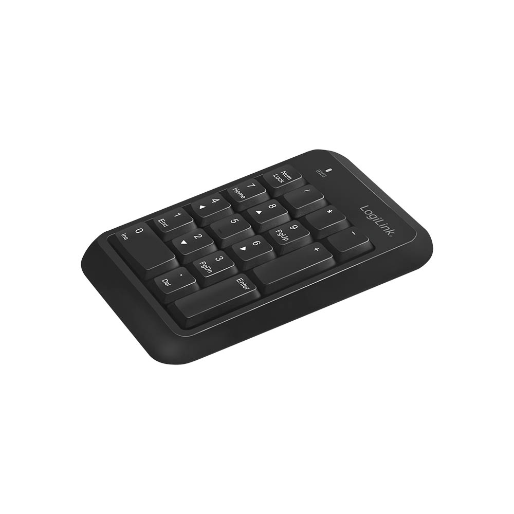 Tastatura LogiLink Logilink Wireless keypad, BT 5.1, black, ID0201