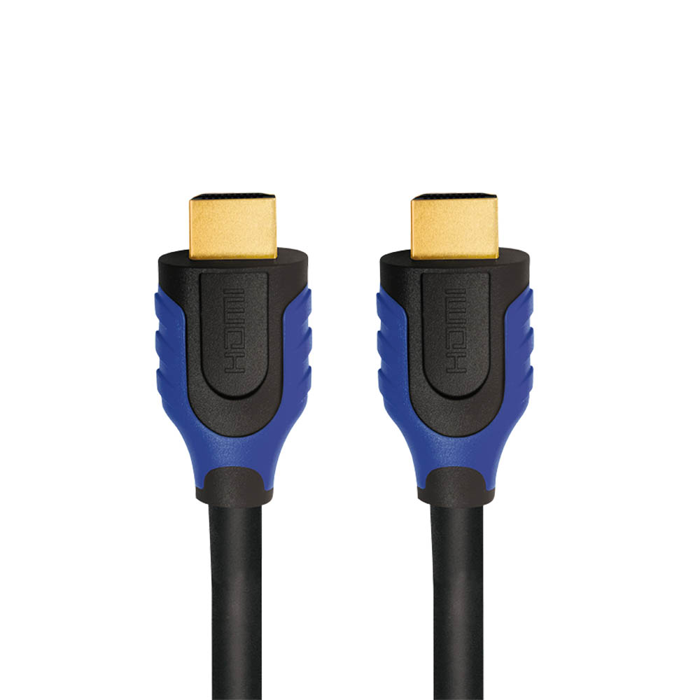 HDMI Kablova LogiLink LogiLink HDMI cable, A M to A M, 4K 60 Hz, black blue, 5 m, CH0064