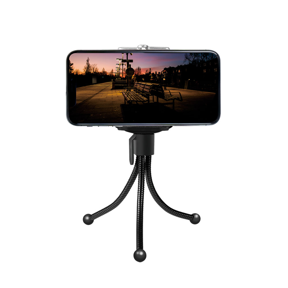 Držač za telefone i tablete LogiLink Logilink Portable mini tripod, flexible, max. 1 kg,  AA0139