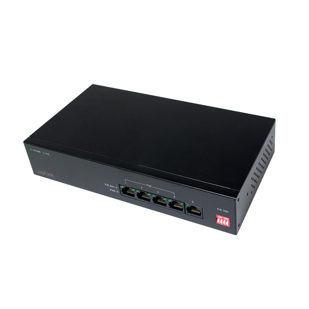 Svič LogiLink LogiLink PoE switch 5-Port NS0098