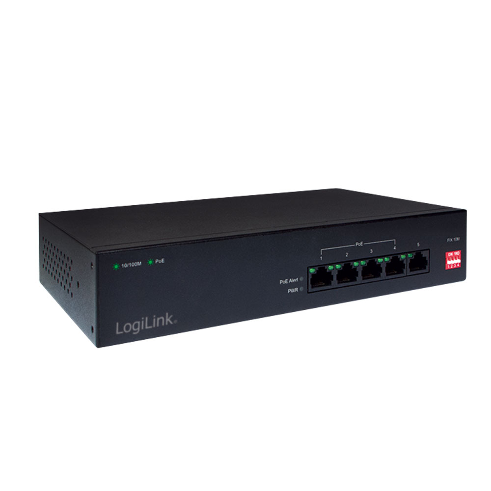 Svič LogiLink LogiLink PoE switch 5-Port NS0098