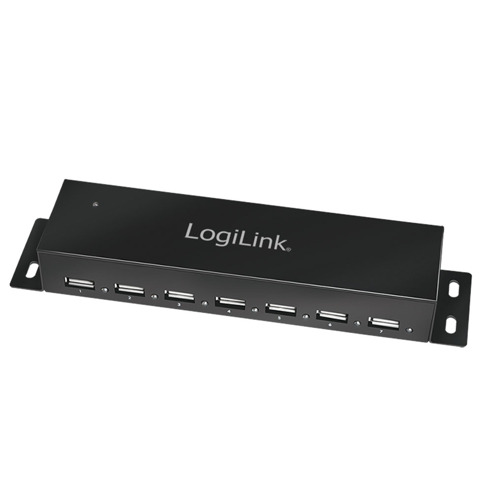 USB Hub LogiLink Logilink USB 2.0 hub, 7-Port, metal, UA0148