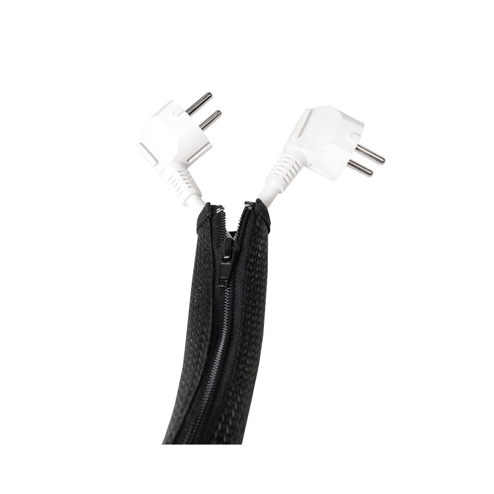 Kablovska spojnica LogiLink LogiLink Cable sleeve Zipper, Polyester, OD: 50 mm, black, 2 m, KAB0049