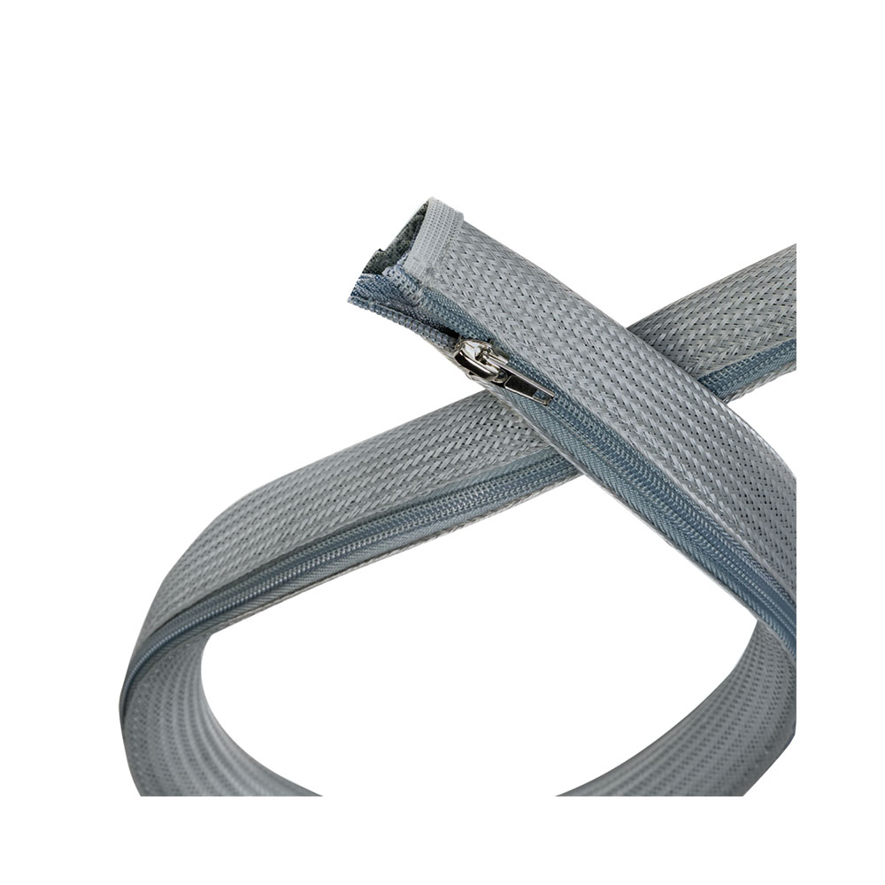 Kablovska spojnica LogiLink LogiLink Cable sleeve with zipper, Polyester, OD 30 mm, grey, 1 m, KAB0071