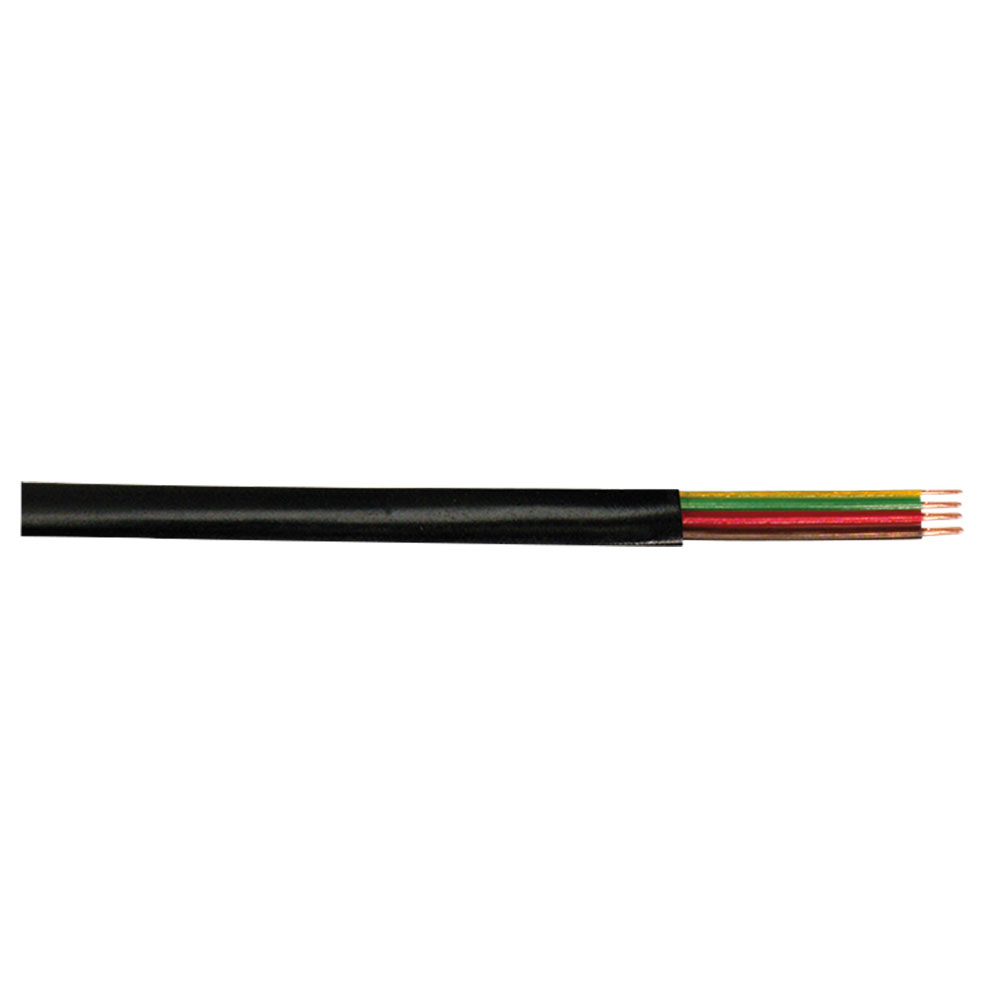 Telefon kabl LogiLink LogiLink Telephone cable, flat, 4 wire, black,100 m,CM04