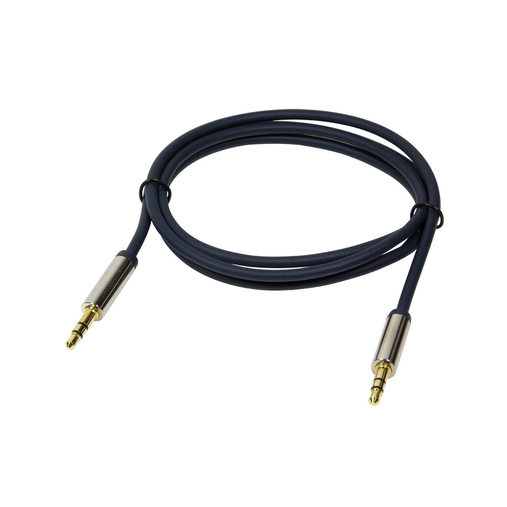 Audio kabl LogiLink LogiLink Audio cable, 3.5 mm 3-Pin M to 3.5 mm 3-Pin M, blue, 1.5 m, CA10150