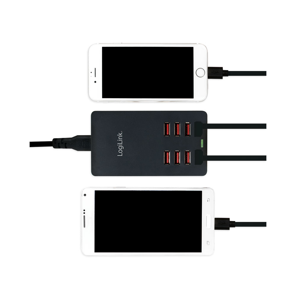 Punjač LogiLink LogiLink USB table charger, 8x USB-A, 44 W, PA0140