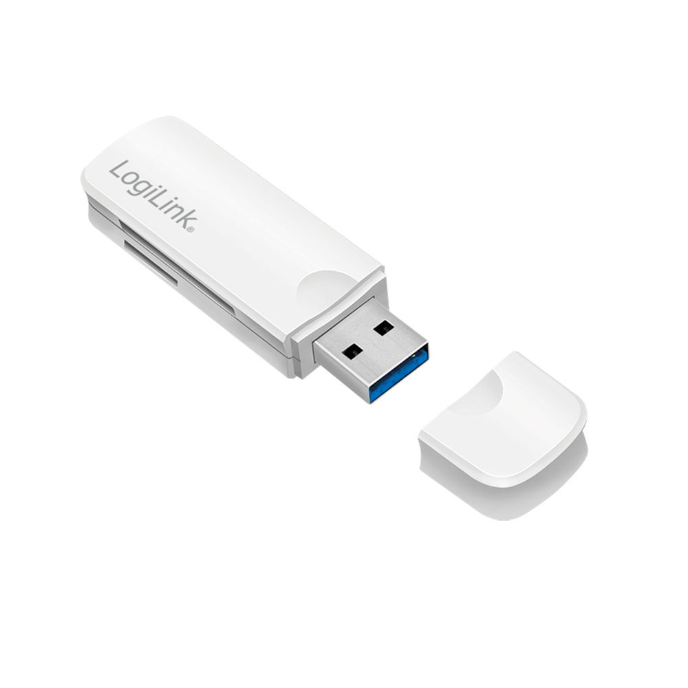Čitač kartica LogiLink Logilink USB 3.0 card reader, for SD microSD, white, CR0034A