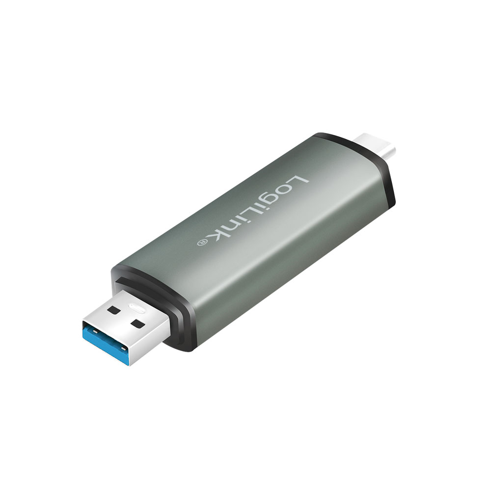 Čitač kartica LogiLink Logilink USB 3.2 Gen1 card reader, for SD and microSD card, aluminum case, CR0043