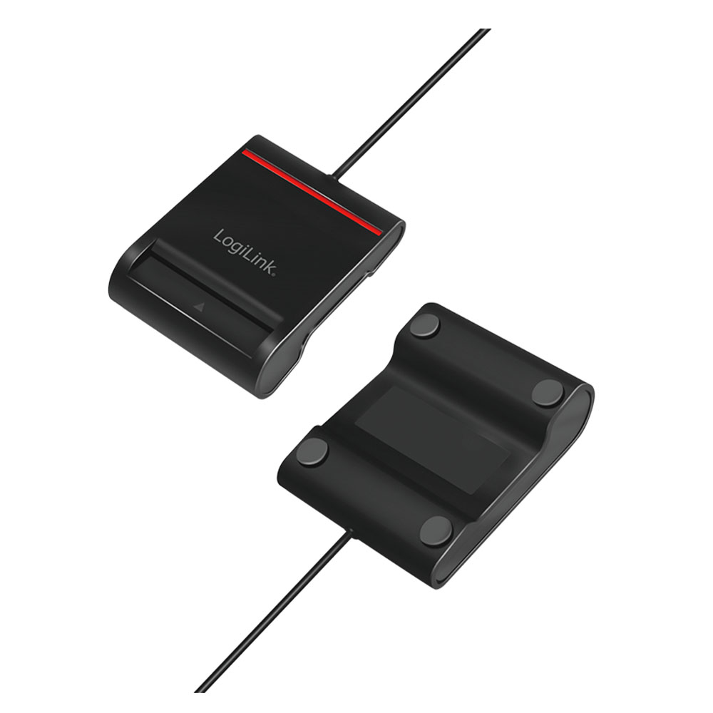 Čitač kartica LogiLink Logilink USB 2.0 card reader, for smart ID, black, CR0047
