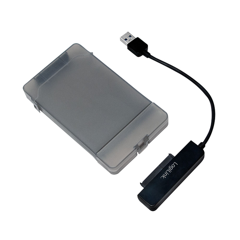 USB kabl i adapter LogiLink LogiLink USB 3.0 to 2.5 SATA adapter with protective case, AU0037