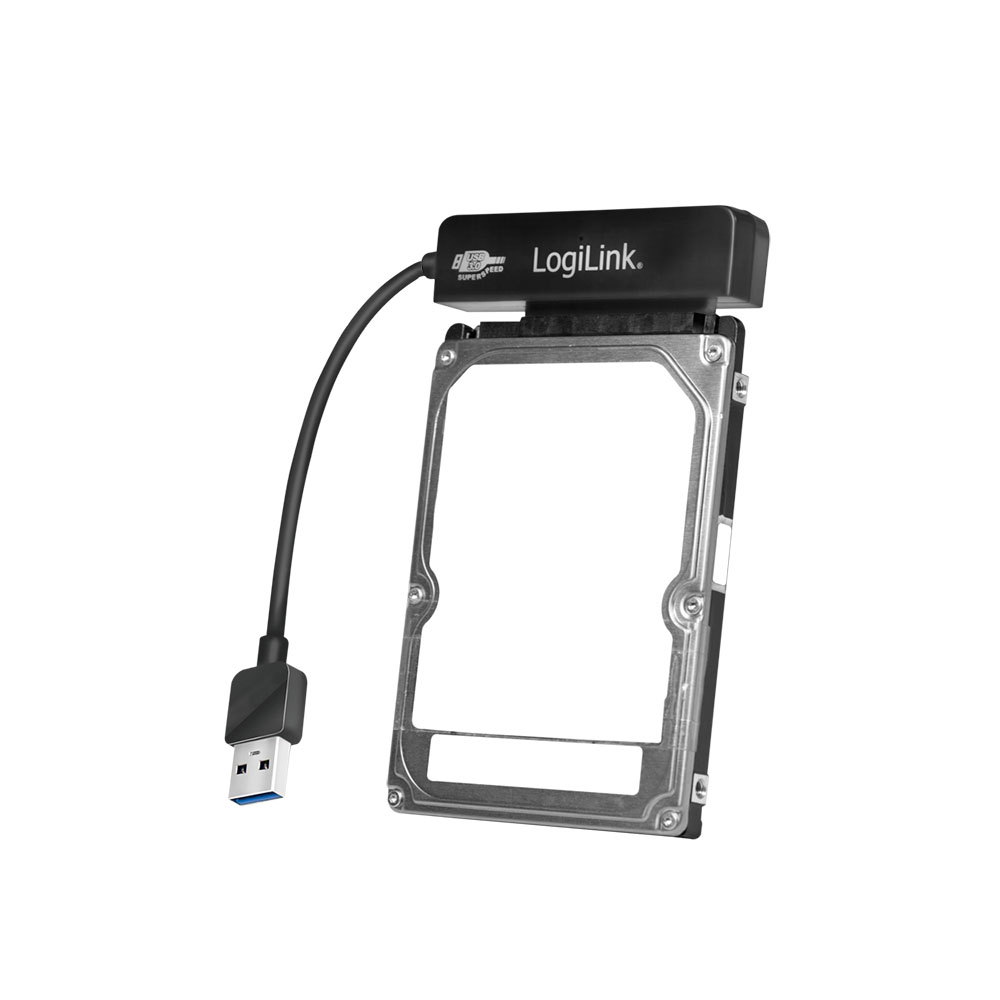 USB kabl i adapter LogiLink LogiLink USB 3.0 to 2.5 SATA adapter with protective case, AU0037