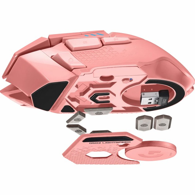 Miš Logitech Logitech G502 Lightspeed Wireless pink 910-007215