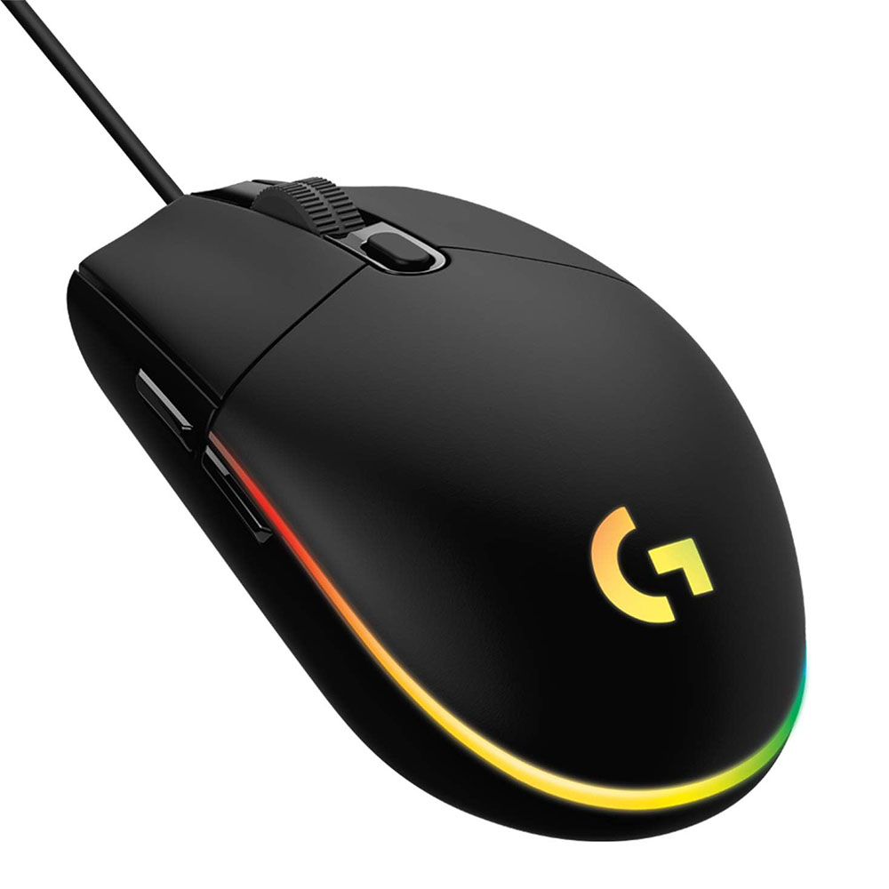 Miš Logitech Logitech G203 Lightsync black