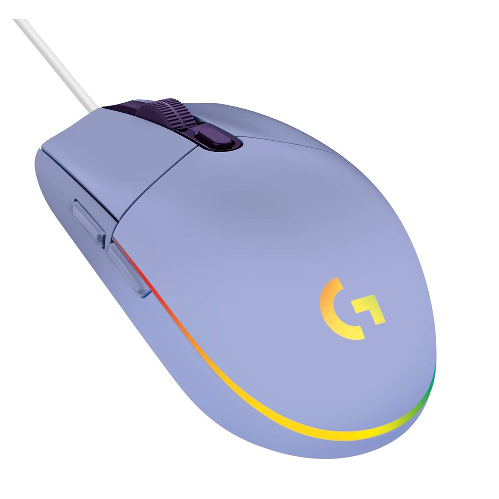 Miš Logitech Logitech G203 Lightsync lilac