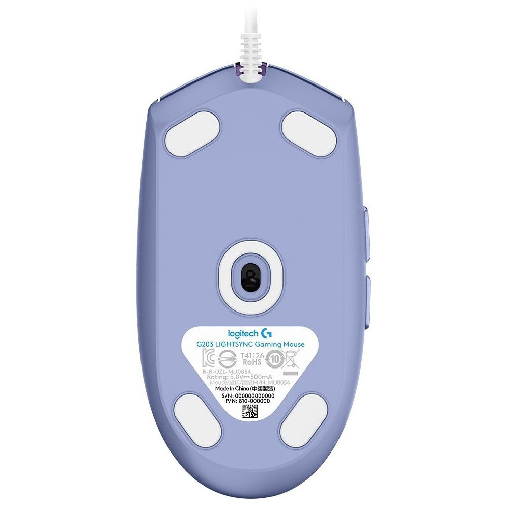 Miš Logitech Logitech G203 Lightsync lilac